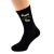 Happy Valentines Day Mens Black Socks