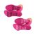 This Mum Runs On....Funny Ladies Hot Pink Socks
