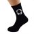 Headphones Design Mens Black Socks