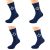 Navy Blue Socks with Masonic Design