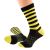 Bumble Bee Stripe and Honeycomb Design Unisex Socks