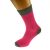 Hot Pink & Slate Grey Mens Funky Socks