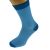 Pale & Dark Blue Funky Mens Socks
