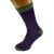 Purple & Slate Grey Mens Funky Socks