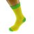 Sunshine Yellow & Lime Green Mens Funky Socks