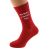 We Make a Perfect Pair Valentine Red Socks