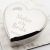 Beautifully Engraved Personalised Mother of the Bride Design Silver Heart Shaped Trinket Box