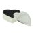 Swans with Love Heart Design Engraved on Heart Shaped SP Trinket Box