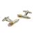 Pencil Design Rhodium Plated Cufflinks