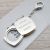 Engravable Silver Plated Magnifying Glass keyring