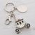 Ivory Classic Princess Carriage Keyring (Engravable)