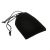 Black Velvetine Drawstring Gift Pouch