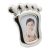 Baby Foot Photo Frame (Engravable)