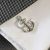 English Made 925 Sterling Silver Anchor Chain Cufflinks with Engravable Oval Plates