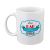 Best Dad in the World Retro Styled Ceramic  Mug