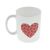 Romantic Jigsaw Heart Design Mug