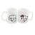 Twin Mug Set Contemporary His & Hers Design