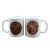 Mr & Mrs Tartan Stags Twin Mug Set