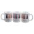 Coloured Ties Design Happy Fathers Day Mug