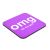 Purple omg Novelty Coaster