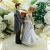 Caucasian Bride & Groom Cake Topper