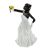 Afro Caribbean Bride Cake Topper Figure