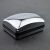 Engravable De Luxe Large Lightweight Silver Cufflinks Box