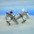 English Made Lancaster Bomber Plane Aeroplane Aircraft Pilots Pewter Cufflinks