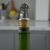 English Made Pewter Celtic Cross Wine Bottle Stopper in Gift Pouch