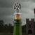 English Pewter Made Grim Reaper Skeleton Wine Bottle Stopper In a Gift Pouch