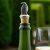 English Made Pewter & Cork Penguin Wine Bottle Stopper in a Gift Pouch
