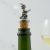 English Made Pewter Witch Wine Bottle Stopper in Gift Pouch