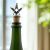 English Made Pewter & Cork Masonic Without G Wine Bottle Stopper in Gift Pouch