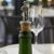 English Made Pewter Coal Miner Wine Bottle Stopper in Gift Pouch