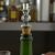 English Made Pewter Brunel Wine Bottle Stopper in Gift Pouch