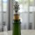 English Made Pewter Sir Frances Drake Wine Bottle Stopper in Gift Pouch