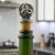 English Made Pewter and Cork Horns of Odin Wine Bottle Stopper in Gift Pouch