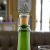 English Made Pewter and Cork Valknut Symbol Wine Bottle Stopper in Gift Pouch
