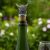 English Made Pewter and Cork Highland Cow Wine Bottle Stopper in a Gift Pouch
