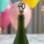 English Made Pewter and Cork 40 Years 40th Birthday Wine Bottle Stopper In Gift Pouch