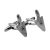 English Made Pewter Masonic with G Design Trowel Cufflinks