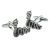 English Made Pewter Scottish Loch Ness Monster Cufflinks