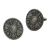 English Made Pewter Greek Aspis Shield Cufflinks