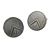 English Made Pewter Greek Spartan Hoplan Shield Cufflinks