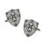 English Made Pewter Crusader Shield Cufflinks