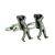 Golfer Driving the Ball Pewter Cufflinks