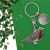 Personalised English Made Pewter Robin Bird Keyring