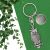Personalised English Made Pewter Owl Keyring
