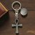 English Made Pewter Ankh Symbol Keyring (Engravable)