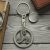 Personalised English Made Pewter Triskele Keyring